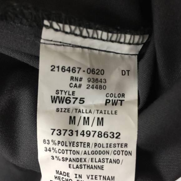 CHEROKEE TOP SCRUB GRAY  MEN'S LARGE - Picture 8 of 10